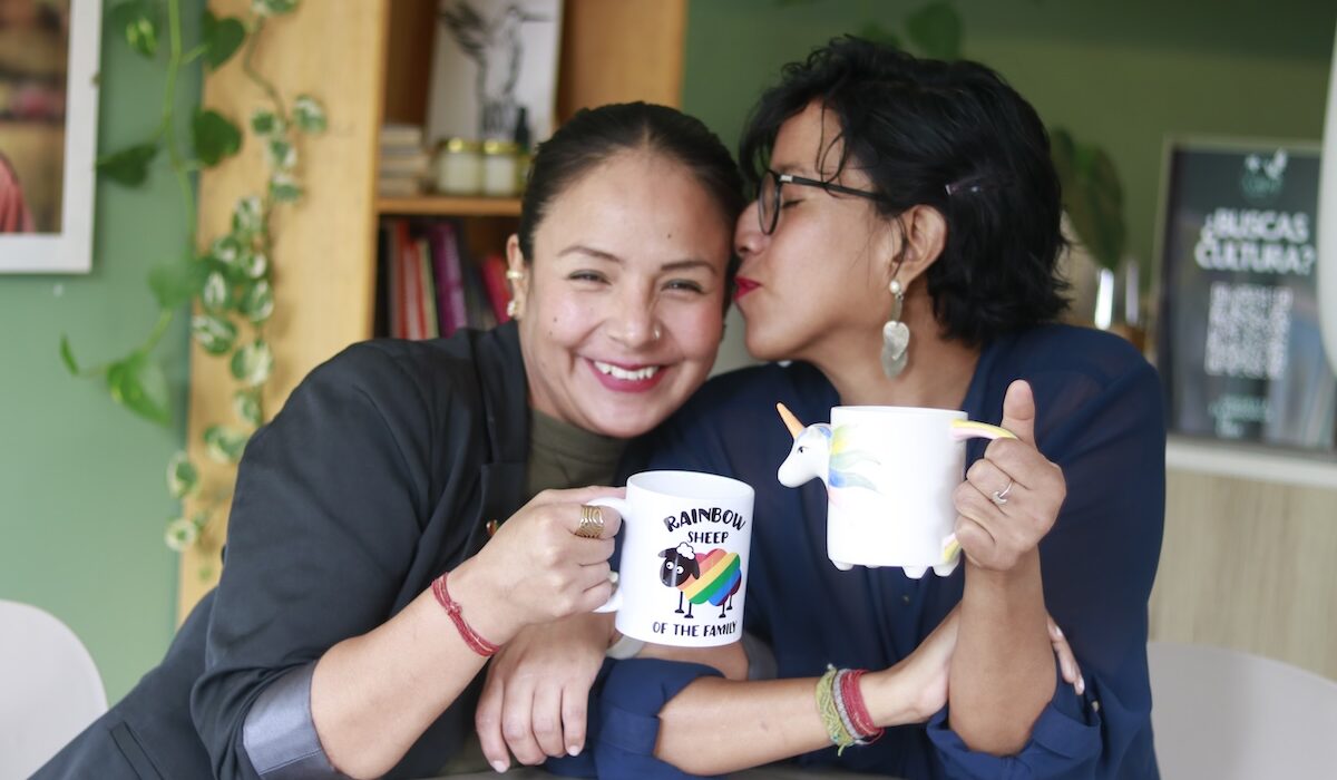 Patricia Escobar y Kandish Pinto, creadoras de La Colibrí Café. Foto: Arián Onaga.