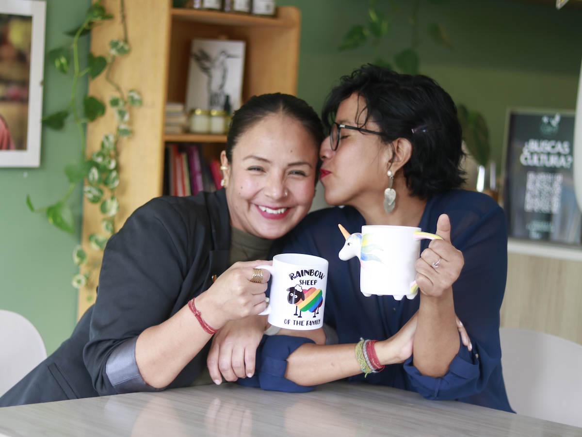 Patricia Escobar y Kandish Pinto, creadoras de La Colibrí Café. Foto: Arián Onaga.