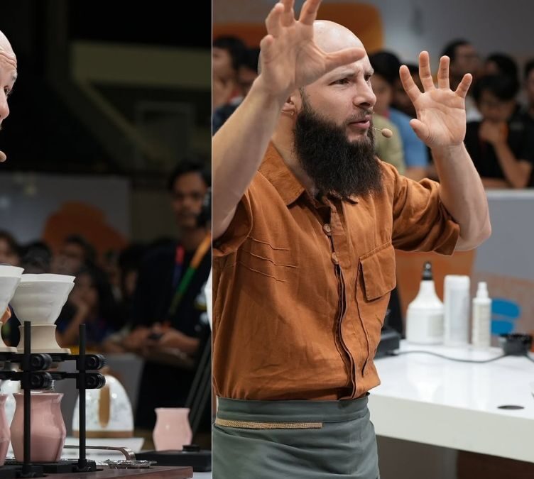 Carlos Escobar (Colombia), el tercer mejor barista de filtrados del mundo.