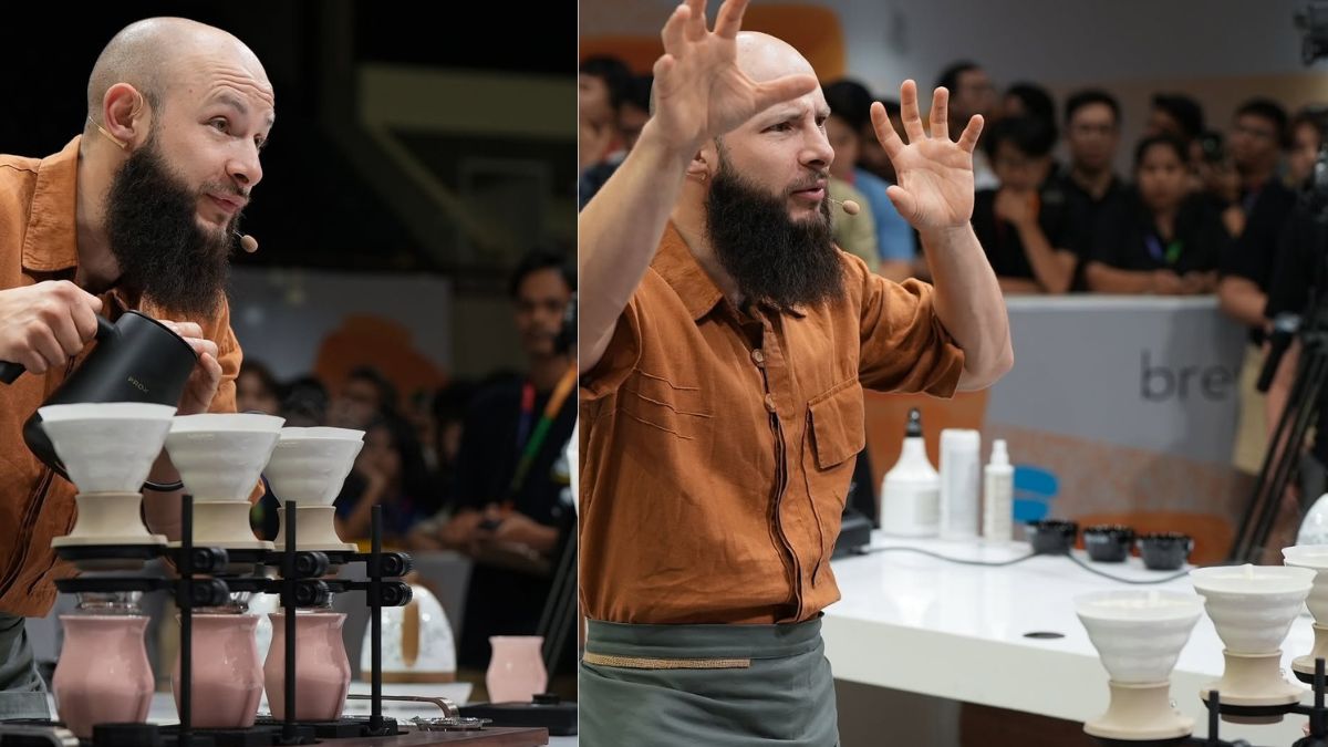 Carlos Escobar (Colombia), el tercer mejor barista de filtrados del mundo.