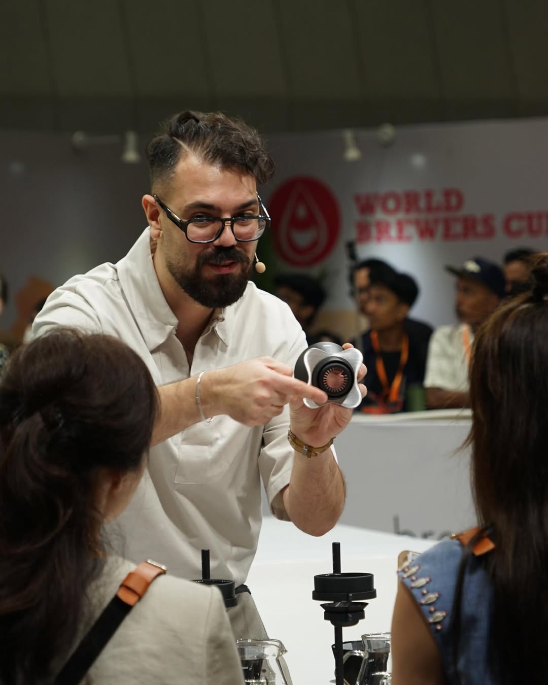 Alireza Razzaghzadeh participó en el World Brewers Cup 2025 y ocupó el octavo puesto.