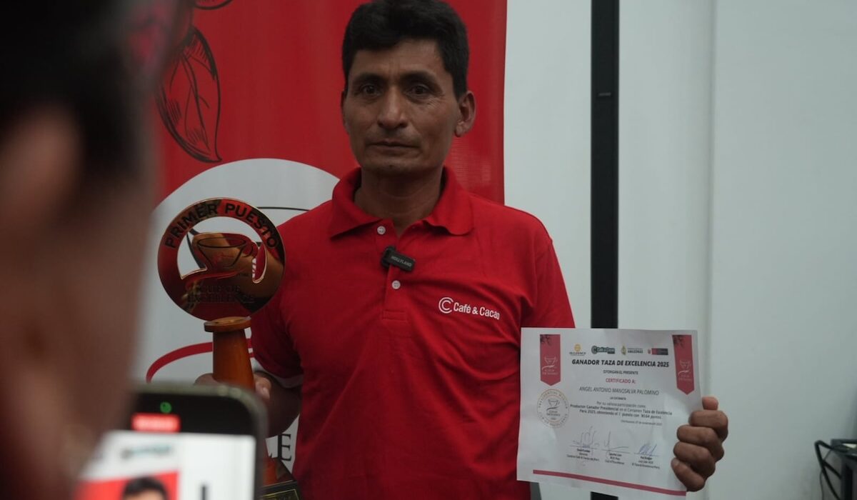 GANADOR TAZA DE EXCELENCIA