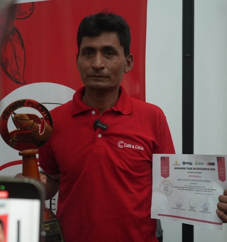 GANADOR TAZA DE EXCELENCIA