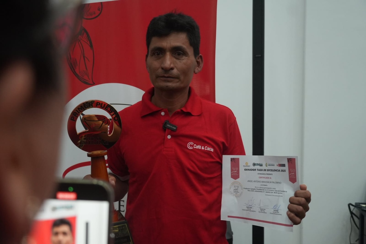 GANADOR TAZA DE EXCELENCIA